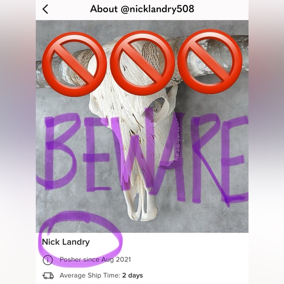 PLEASE SHARE!!! SCAMMER ALERT!!! DO NOT PURCHASE FROM THIS SELLER!!! - Picture 3 of 9